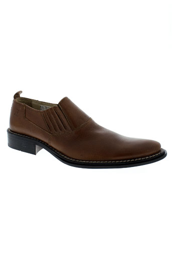 trussardi jeans chaussures homme de couleur marron