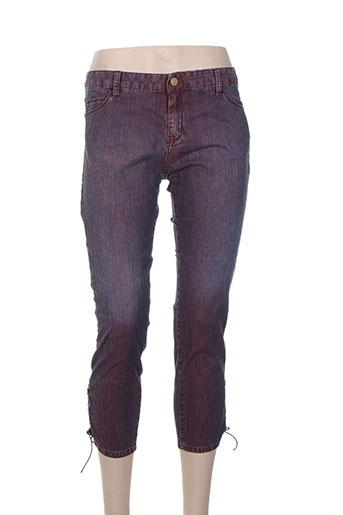 acquaverde pantacourts femme de couleur rouge