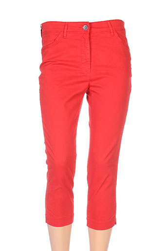 couturist pantacourts femme de couleur rouge