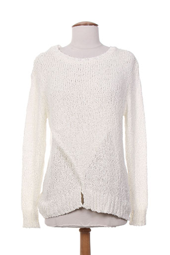 pako litto pulls femme de couleur blanc