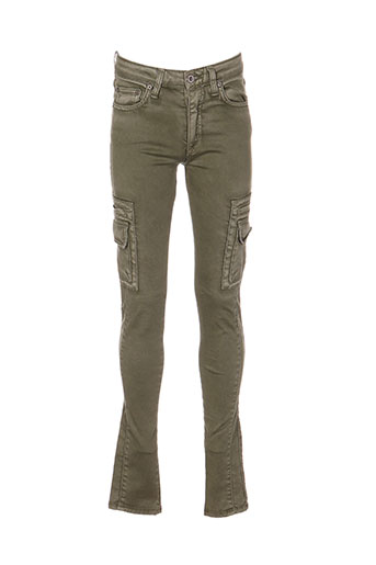 please pantalons femme de couleur vert