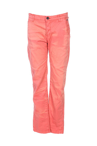 deeluxe pantalons garçon de couleur rouge