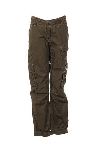 pepe jeans pantalons fille de couleur vert