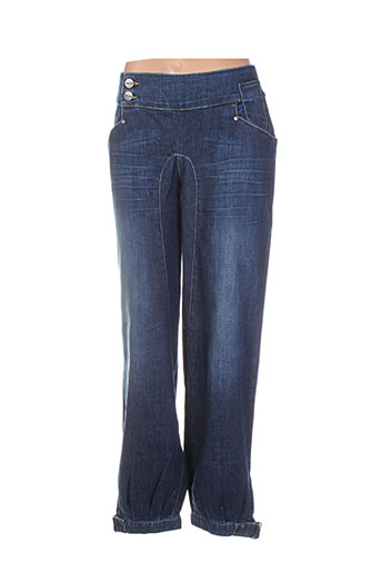 nikita jeans femme de couleur bleu