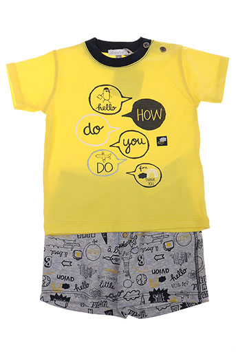 absorba ensembles garçon de couleur jaune