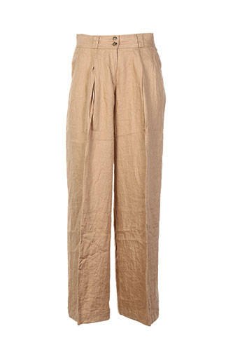 gant pantalons femme de couleur beige