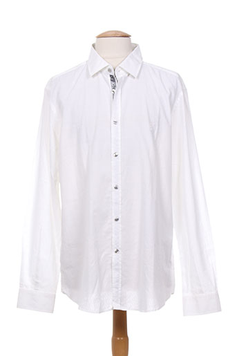 florentino chemises homme de couleur blanc