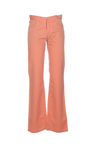 florentino pantalons homme de couleur orange