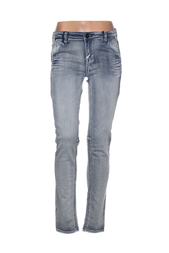 mexx pantalons femme de couleur bleu