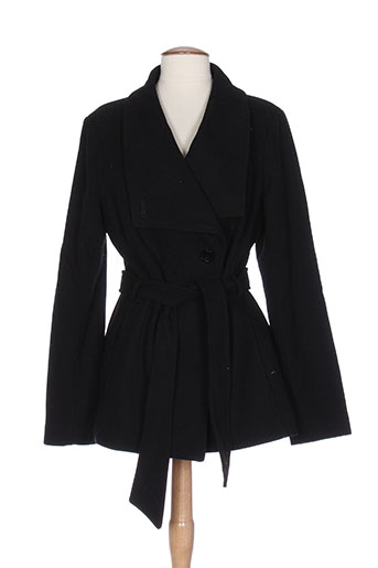 mexx manteaux femme de couleur noir