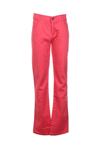 cyrillus pantalons garçon de couleur rouge