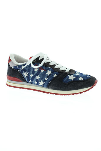 pepe jeans chaussures homme de couleur bleu