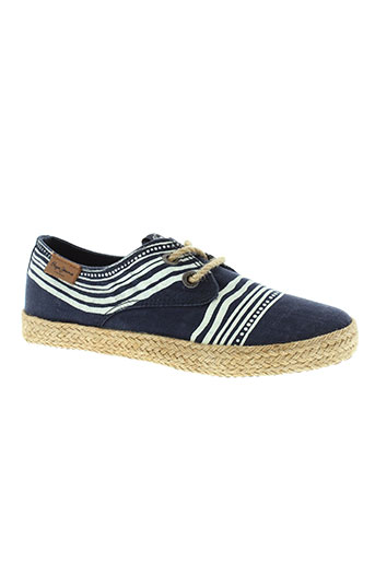 pepe jeans chaussures garçon de couleur bleu