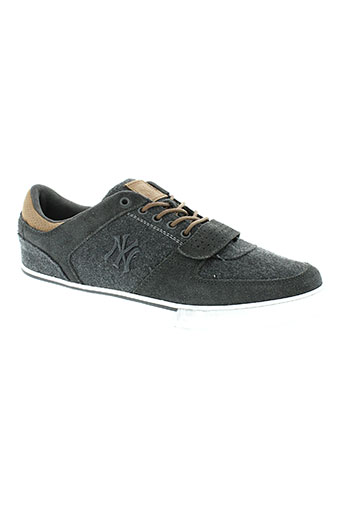 new york yankees chaussures homme de couleur gris