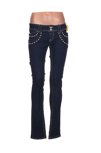 blue rags jeans femme de couleur bleu
