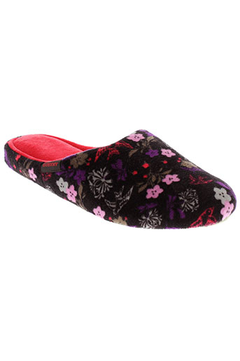 isotoner chaussures femme de couleur noir