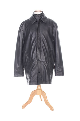 m.e.n.s manteaux homme de couleur noir