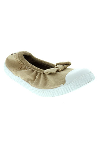 chipie chaussures fille de couleur beige