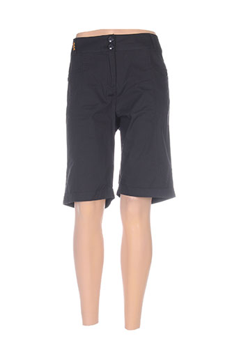thalassa shorts / bermudas femme de couleur noir