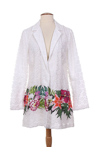 niza manteaux femme de couleur blanc