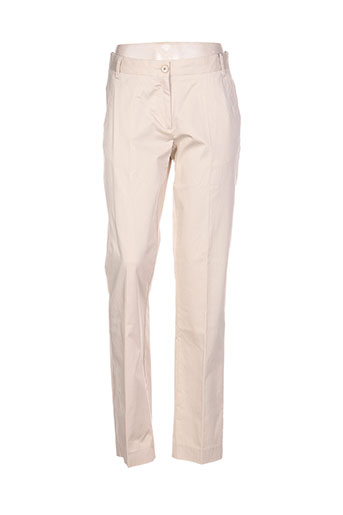 gant pantalons femme de couleur beige