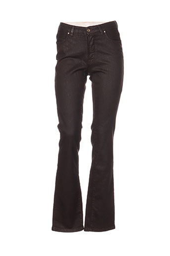 trussardi jeans pantalons femme de couleur marron