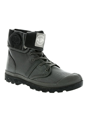 palladium chaussures garçon de couleur gris