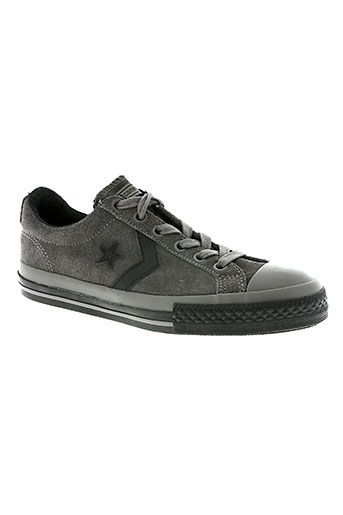 converse chaussures garçon de couleur gris