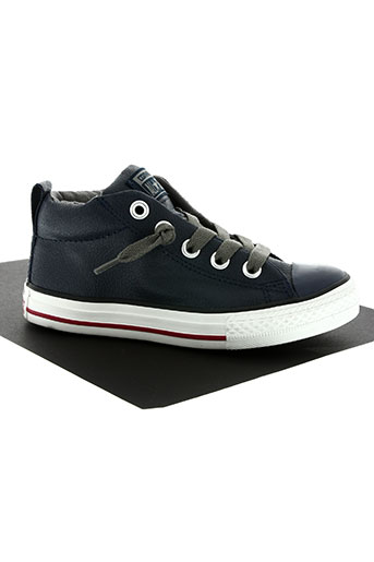 converse chaussures garçon de couleur bleu