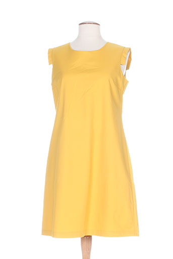hippocampe robes femme de couleur jaune