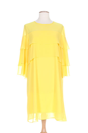 femmes je vous aime robes femme de couleur jaune