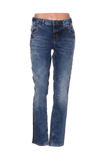 street one jeans femme de couleur bleu