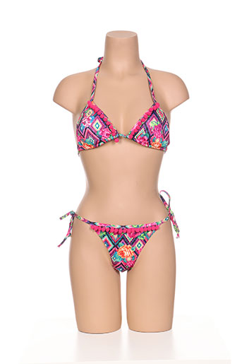 kiwi maillots de bain femme de couleur rose