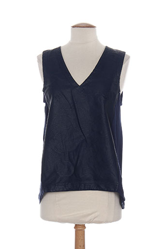 lauren vidal t-shirts femme de couleur bleu