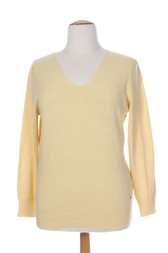 felino pulls femme de couleur jaune