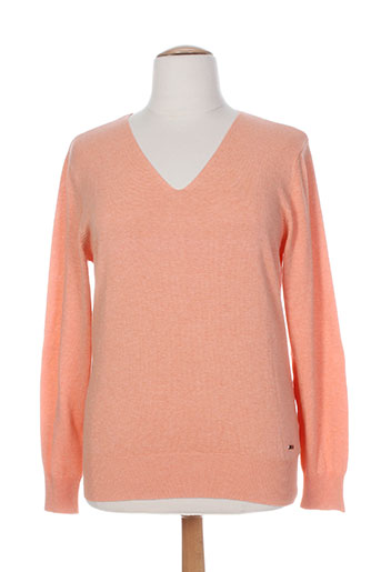 felino pulls femme de couleur orange