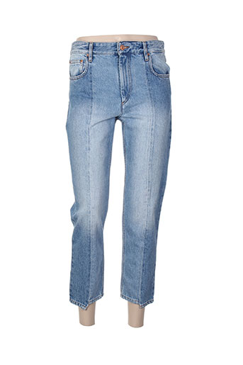 isabel marant pantacourts femme de couleur bleu