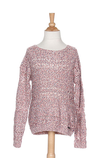pepe jeans pulls fille de couleur rose