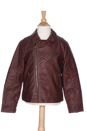 pepe jeans vestes garçon de couleur marron