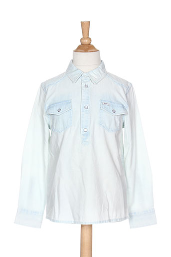 pepe jeans t-shirts garçon de couleur bleu