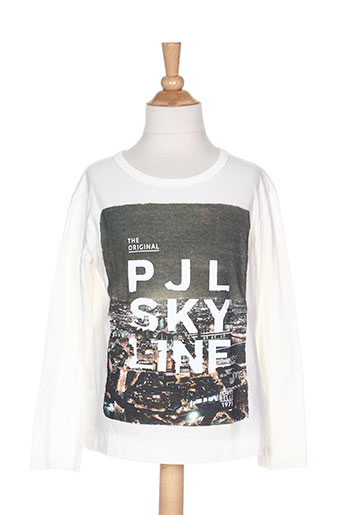 pepe jeans t-shirts garçon de couleur blanc