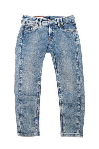 pepe jeans jeans fille de couleur bleu