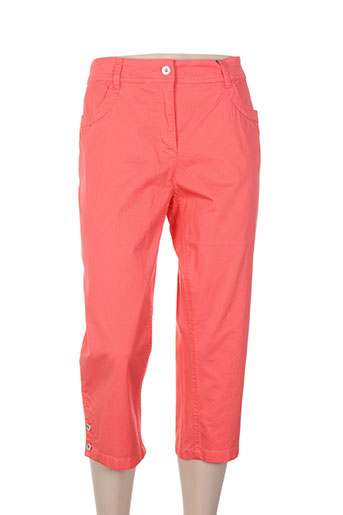 brandtex pantacourts femme de couleur orange