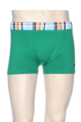arthur lingerie garçon de couleur vert