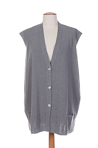 saint charles gilets femme de couleur gris
