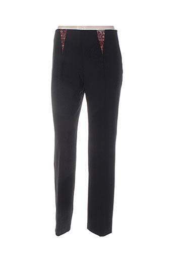 pause cafe pantalons femme de couleur noir