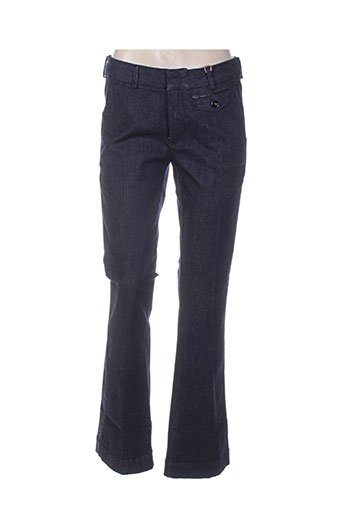 mos mosh jeans femme de couleur bleu