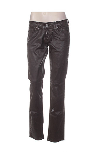 cimarron pantalons femme de couleur marron