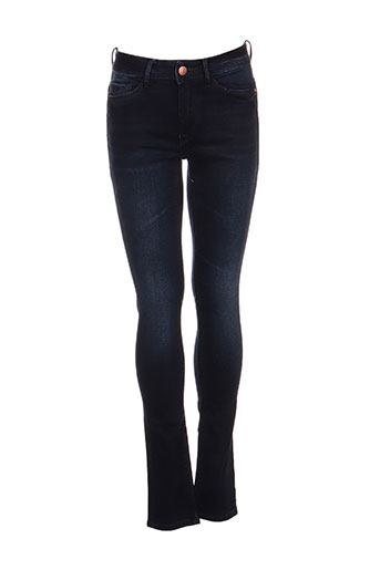 ichi jeans femme de couleur bleu