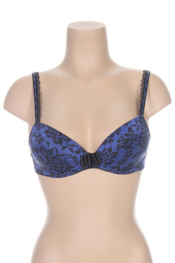antinea lingerie femme de couleur bleu